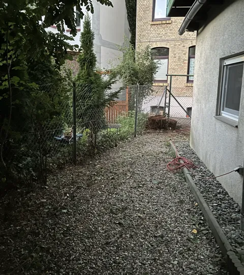 Unkrautentfernen - Nachher